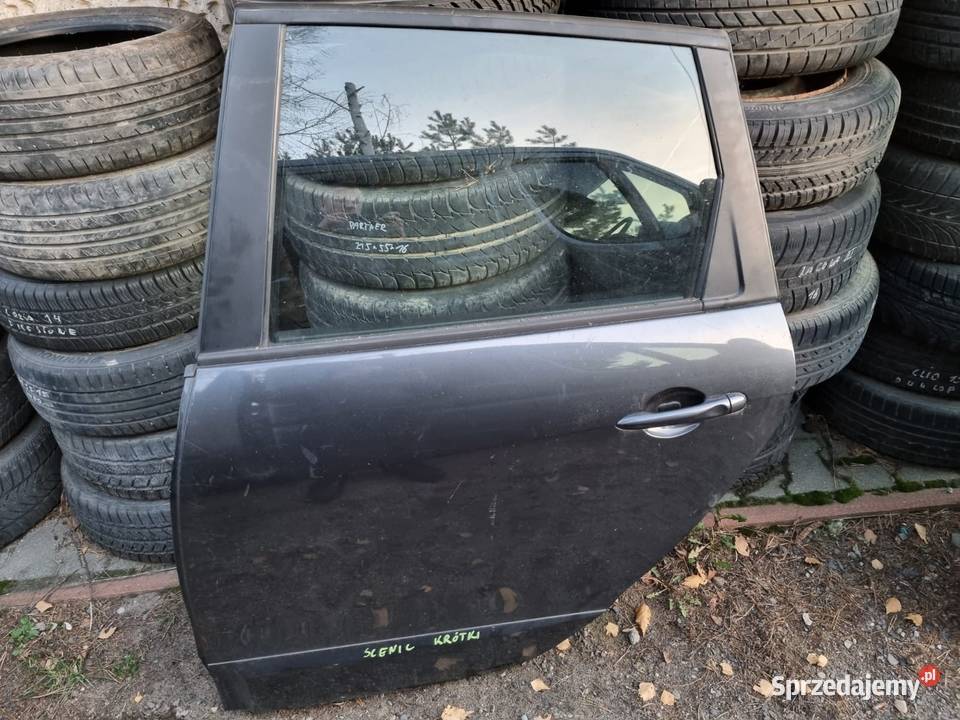 DRZWI LEWY TYŁ RENAULT SCENIC III KRÓTKI osobowe