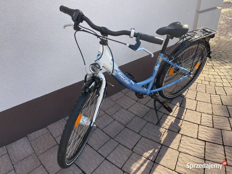 Aluminiowy Rower Dziecięcy koła 24 7 Biegów łódzkie