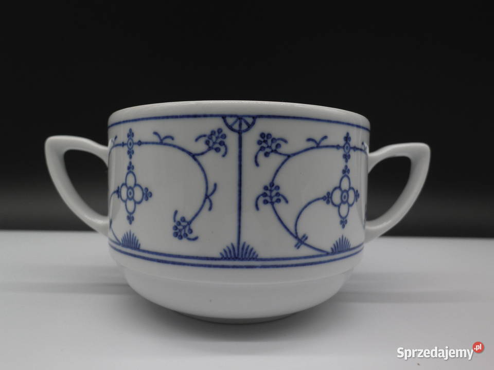 Porcelanowa bulionówka Wzór Słomkowy Jager Raszków