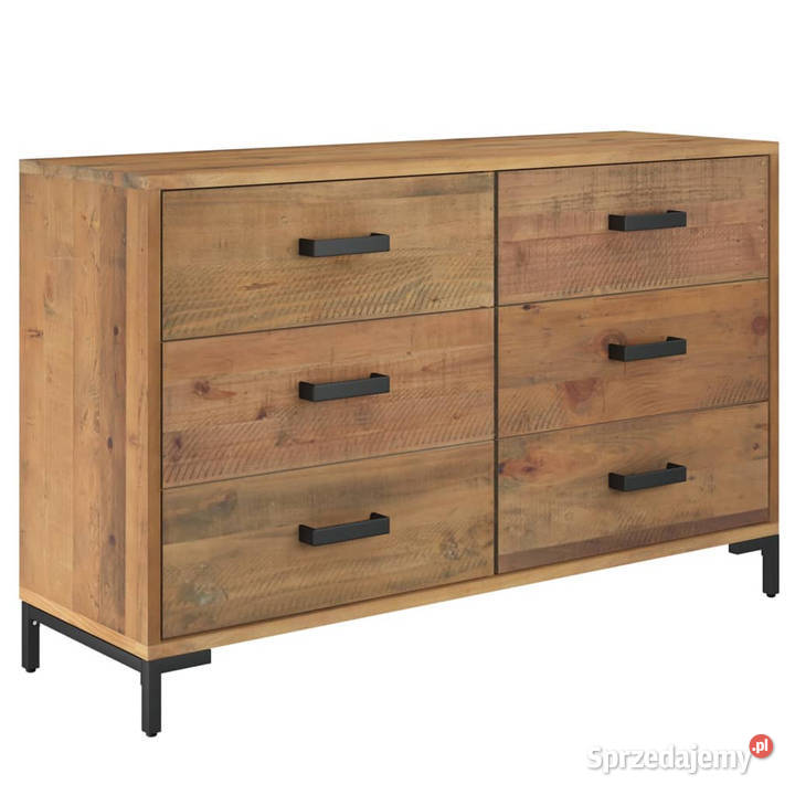 Szafka brązowa 110x35x70 lite drewno sosnowe Warszawa