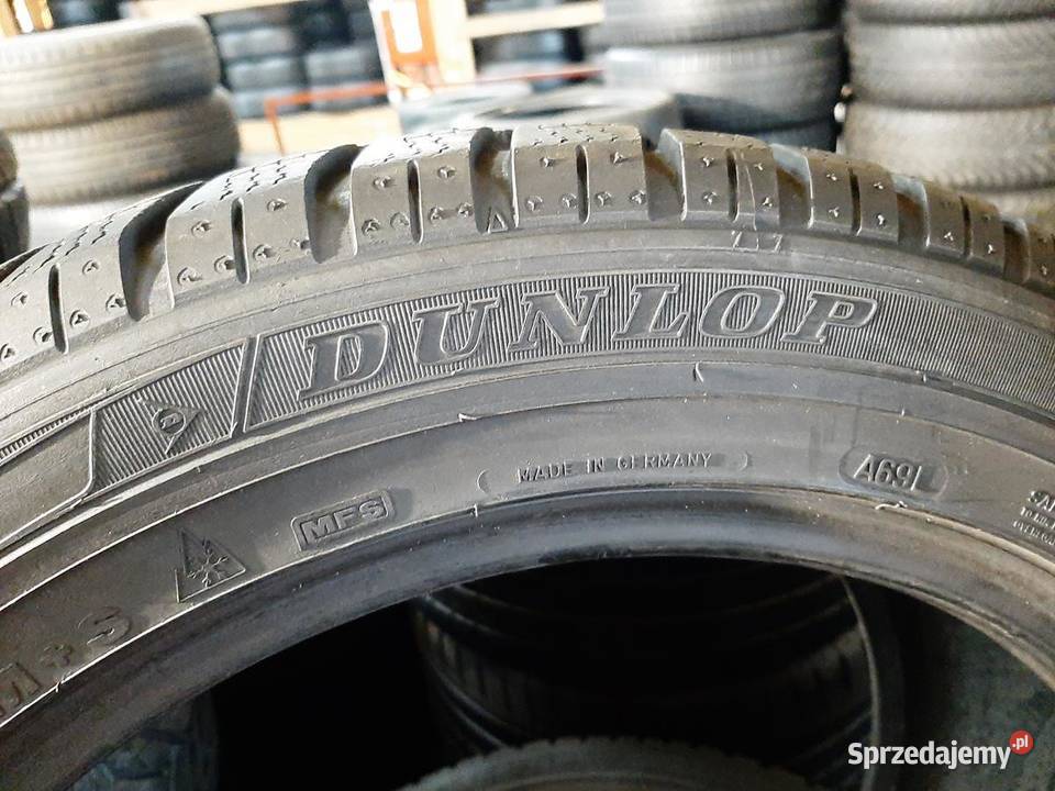 4x Opona UŻYWANA ZIMOWA 25545R17 DUNLOP 119 45 Zaścianki
