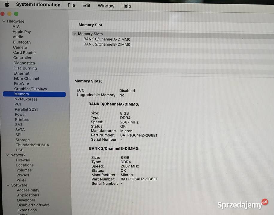 Apple MacBook Pro 16 A2141 i7 16512GB SSD Radeon mazowieckie Warszawa