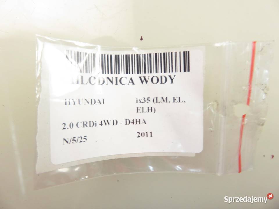 CHŁODNICA WODY HYUNDAI ix35 20 CRDi osobowe sprzedam