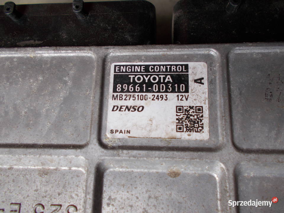 TOYOTA YARIS 13 komputer sterownik silnika Zamość