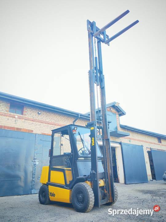 Wózek Widłowy YALE GLP25 Gaz Triplex 5m Wolny