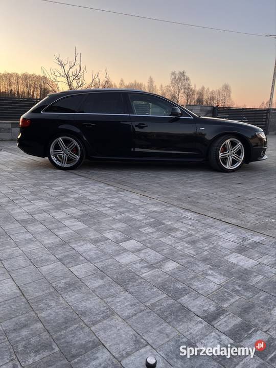 AUDI A4 B8 20 TDI 196 3 x SLINE SKÓRA NAVI LEDY gniazdo AUX