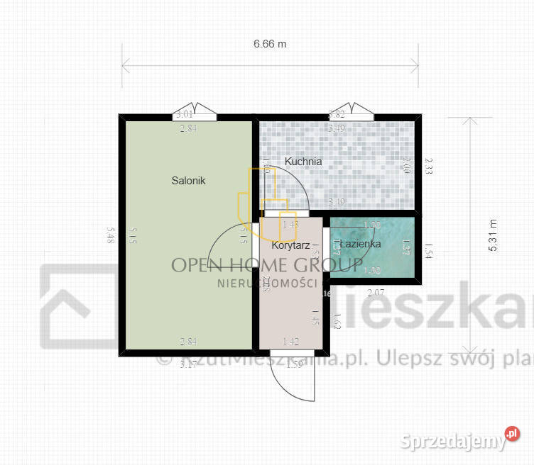 Kawalerka TopTrzebnica Okazja 26.16m2 sprzedam