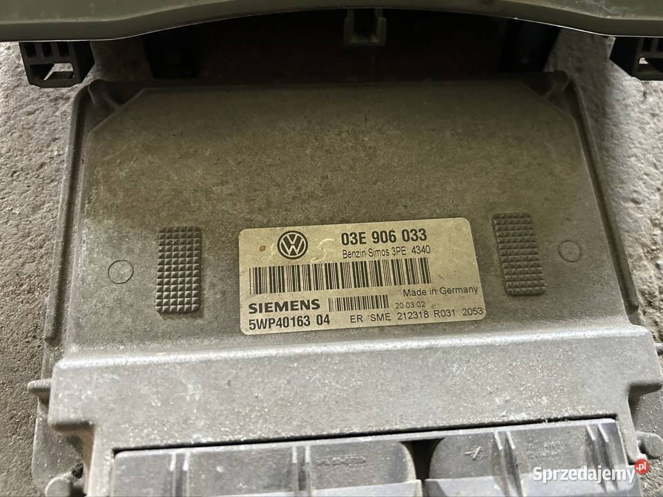 Komputer sterownik zestaw startowy Vw polo 9N 12 Kęty