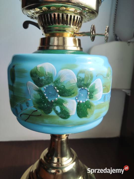 Angielska wiktoriańska lampa naftowa 882 Kraków