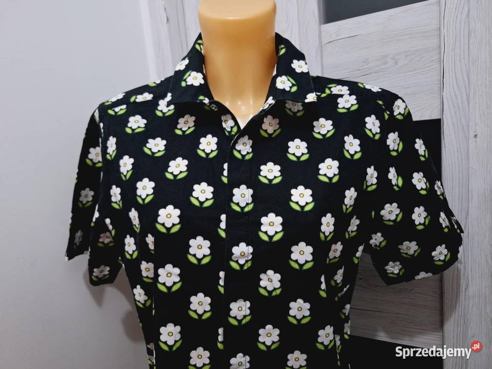 M Koszula stokrotki Asos bawełna nowa Bluzki i koszule Braniewo