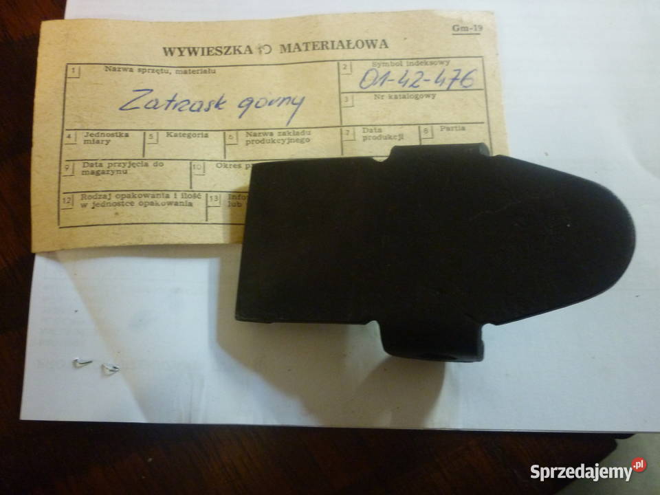 Zatrzask górny 0142476 ckm Goriunow Militaria Dębica