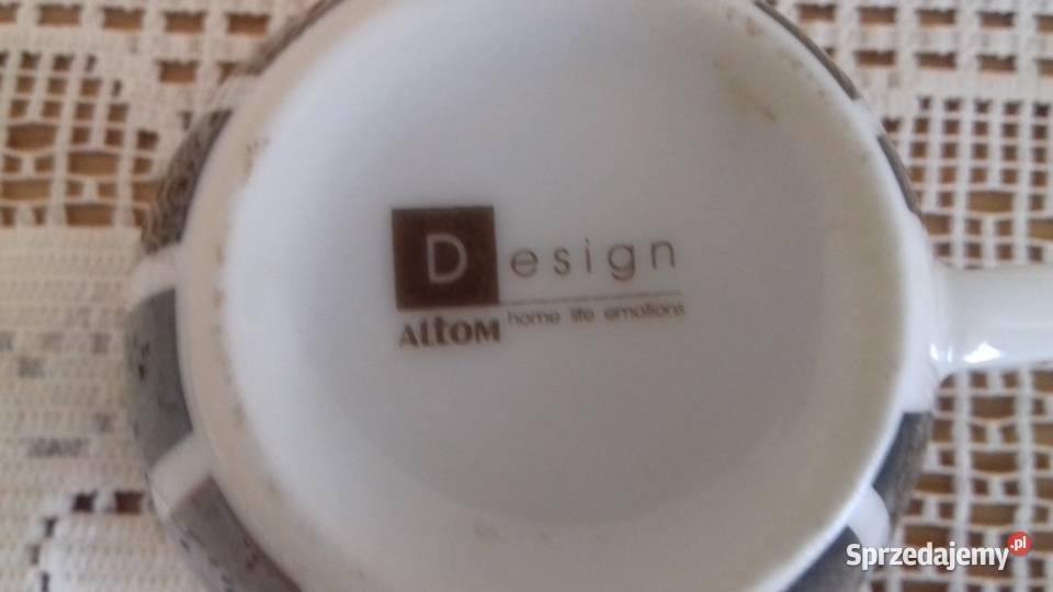 Filiżanki porcelanowe brązowe zestaw do Serwisy