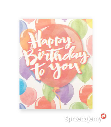 kolorowe kartki na urodziny happy birthday Szczecin sprzedam