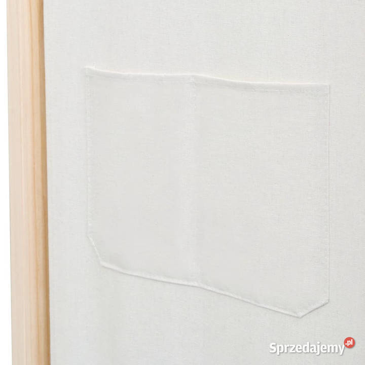 Parawan 6panelowy kremowy 240 x 170 x 4 tkanina Warszawa sprzedam