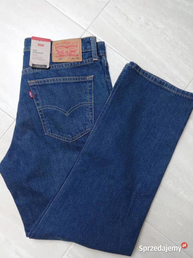 Jeansy męskie Levis Strauss CO 516 Straight Tomaszów Mazowiecki