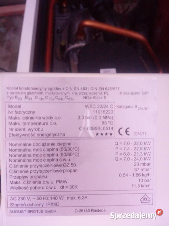 Brtje WBC 2224 C EcoTherm Plus Kocioł gazowy Wrocław