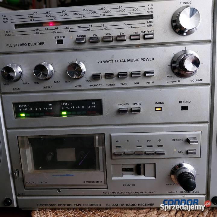 Condor MK125 inny audioOkres PRL Magnetofony łódzkie Skierniewice