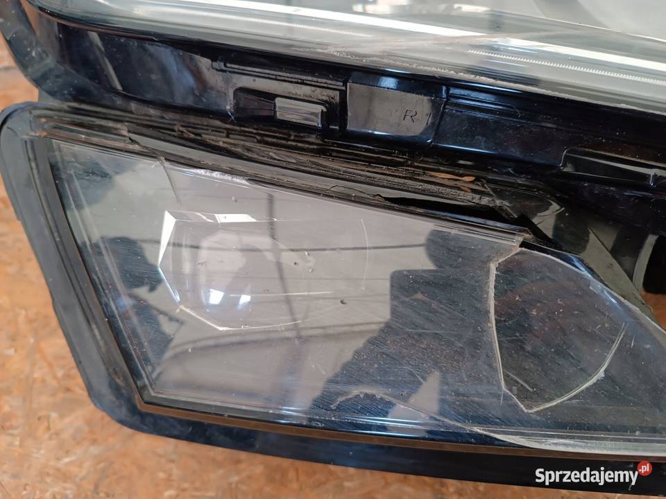 LAMPA REFLEKTOR PRAWY PRZÓD EU SKODA KODIAQ Lampy przednie Nowy Tomyśl