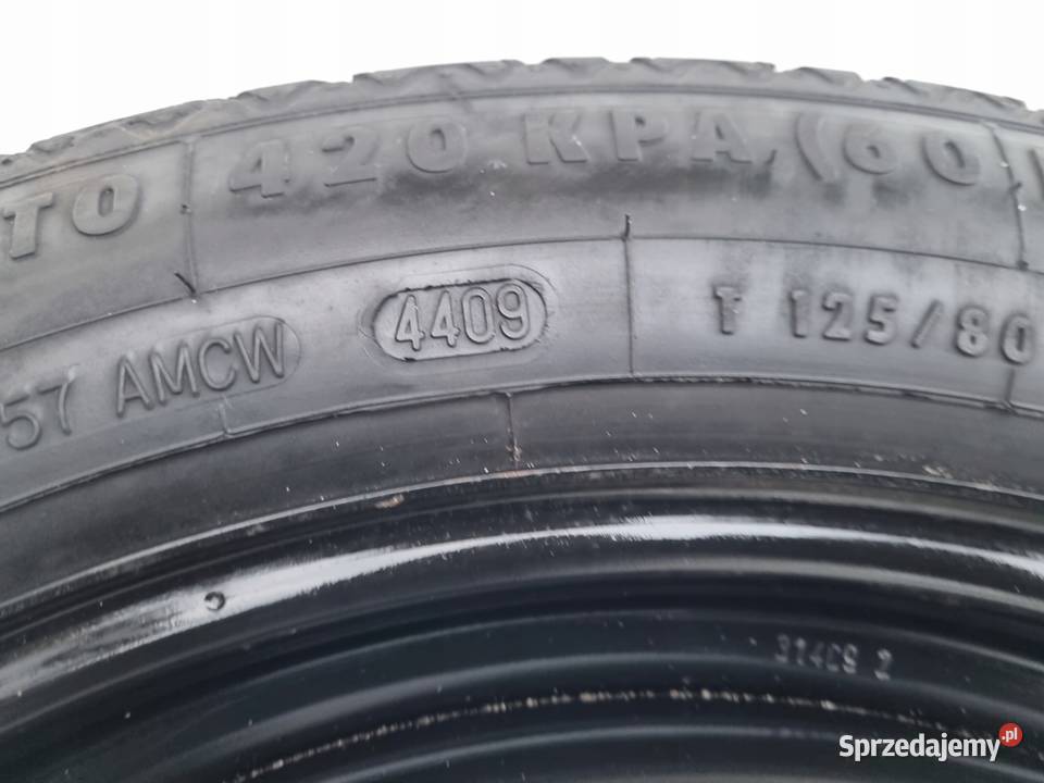 KOŁO DOJAZDOWE Volvo S80 II V70 III dojazdówka Chełm