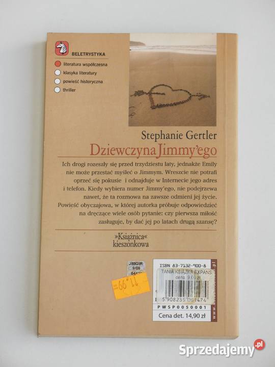 Dziewczyna Jimmyego Stephanie Gertler Rok wydania 2006 Kraków
