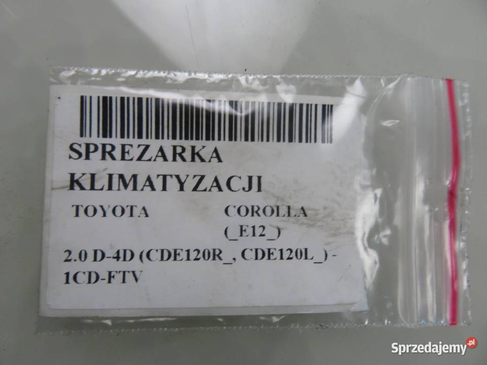 KOMPRESOR KLIMATYZACJI TOYOTA COROLLA E12 20 D4D