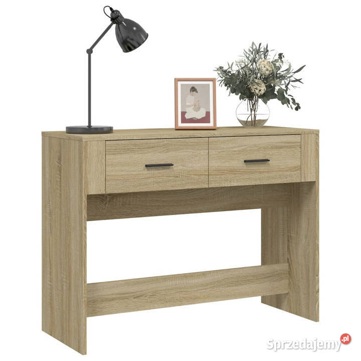 Stolik konsolowy dąb sonoma 100x39x75 WM816779