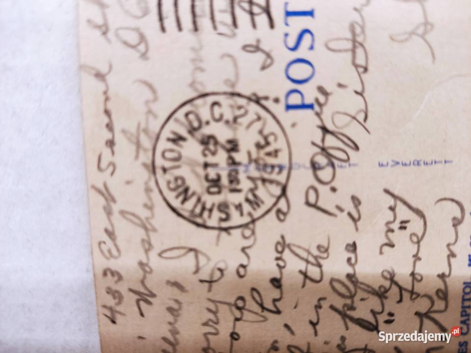 Pocztówka widokówka Kapitol Stanów Zjednoczonych Pocztówki i karty telefoniczne