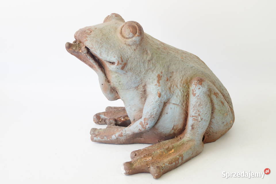 Figura ogrodowa ŻABA żabka dekoracja wielkopolskie Gizałki