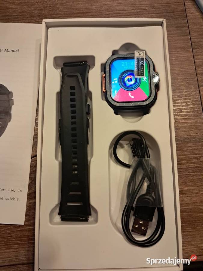nowy smart watch 64G ma jedynie ryskę na dolnym Unisex