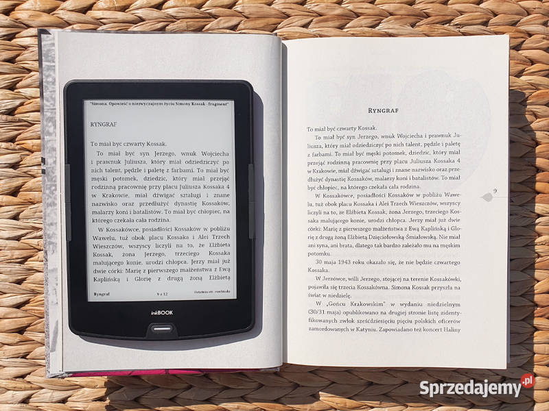 Czytnik inkBOOK Calypso Plus Black 16GB Eink śląskie Lubliniec sprzedam