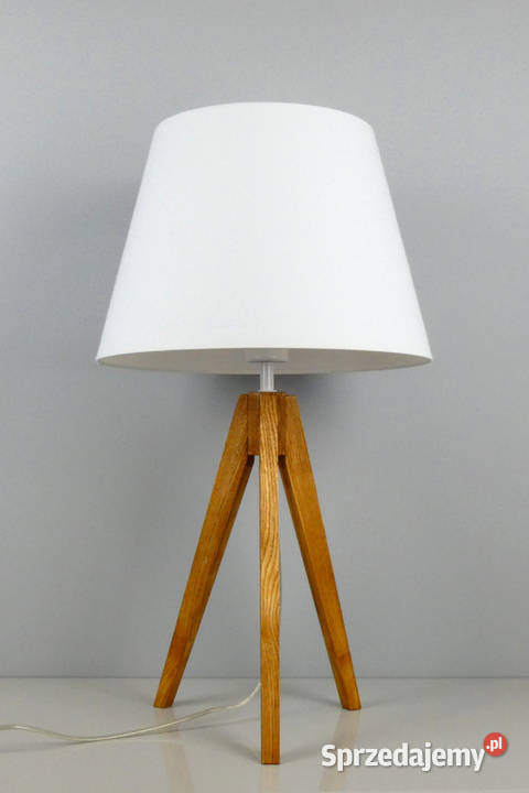 Lampa biurkowa BUNGENAS skandynawski drewno buk