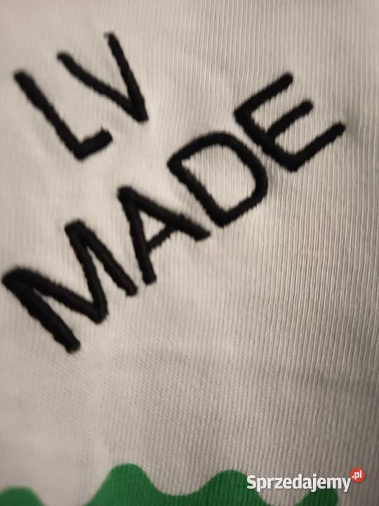 Oryginalny Tshirt męski Louis Vuitton Made x Starogard Gdański