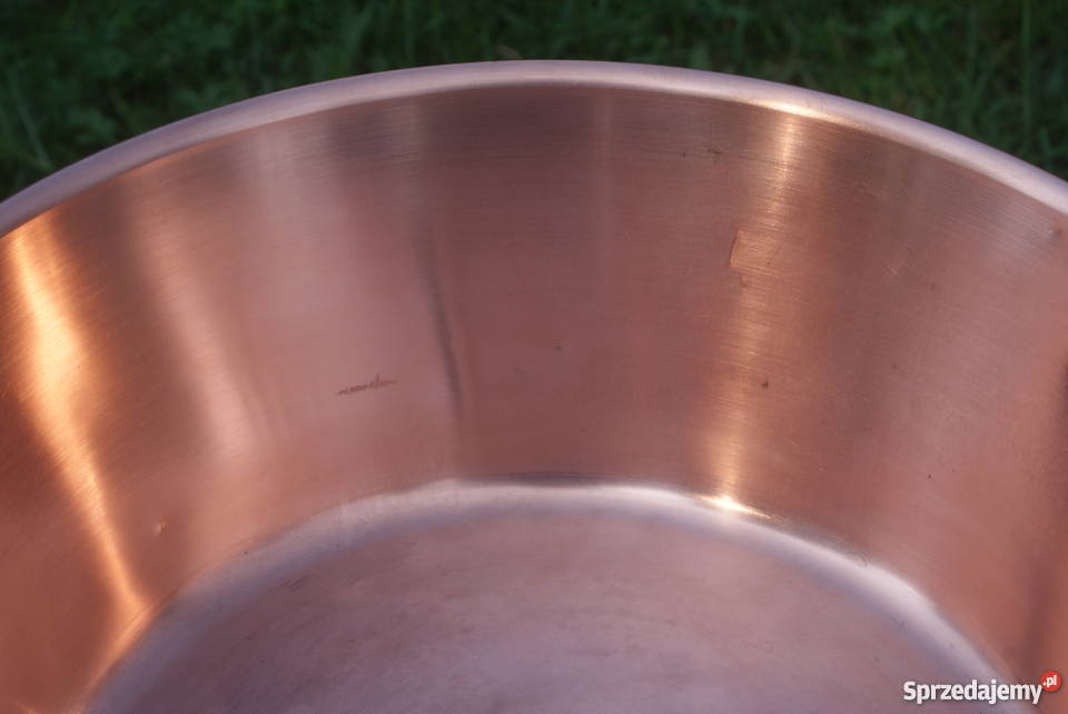 Miedziany garnek gar do smażenia konfitury poj Wyposażenie wnętrz mazowieckie Warszawa