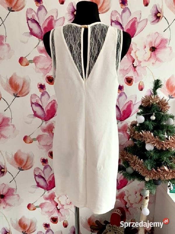 river island sukienka elegancka biała koronka zachodniopomorskie