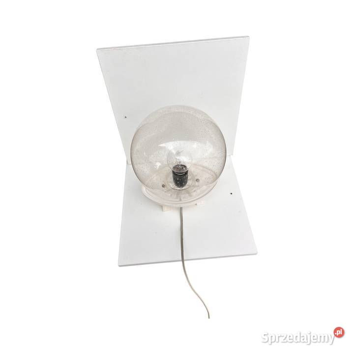 Lampa Space Age z kulistym kloszem bubble glass Warszawa