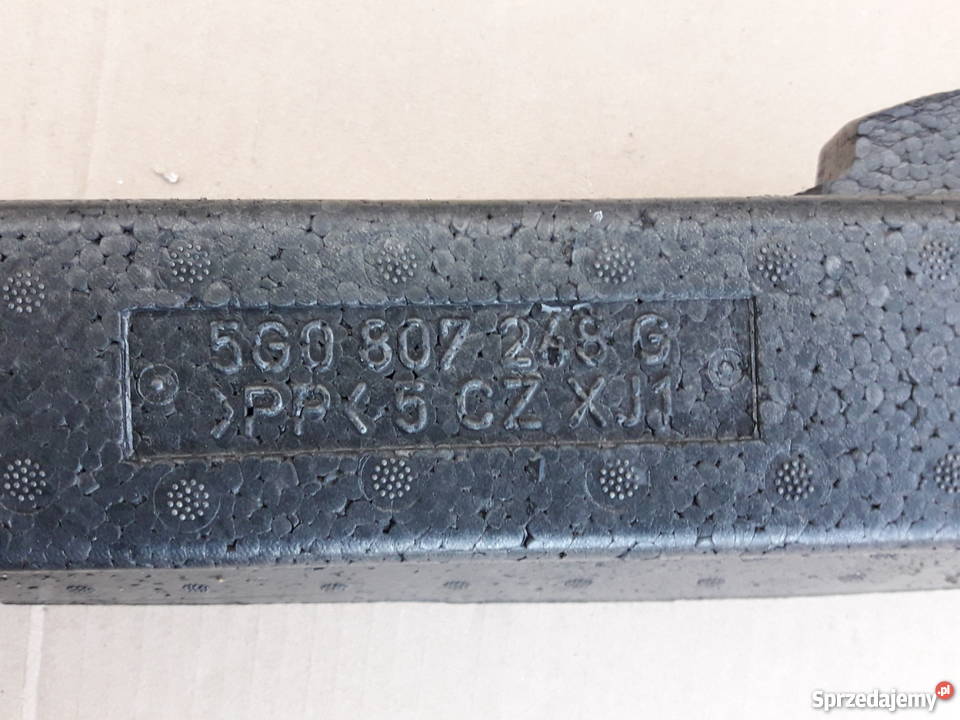 VW GOLF VII PIANKA ABSORBER BELKI PRZÓD Karoseria Bieleń