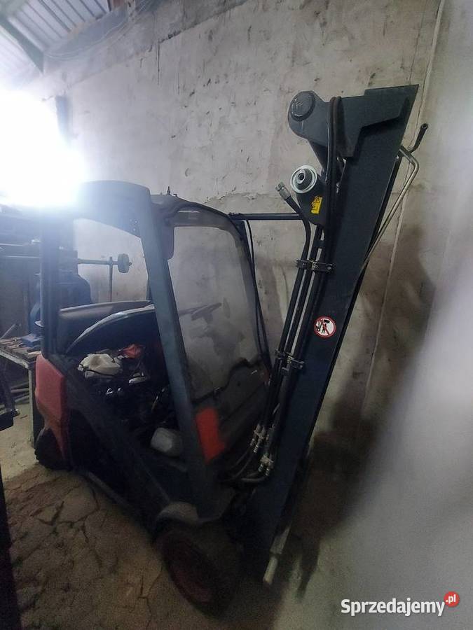Wózek Linde 391 h 16 triplex Wózki widłowe Garki