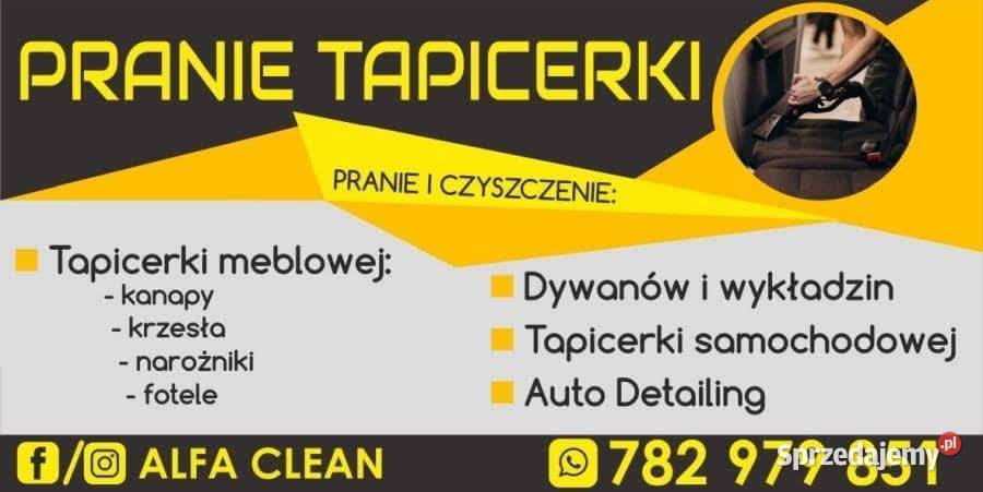 Pranie Czyszczenie tapicerki meblowej Słupca