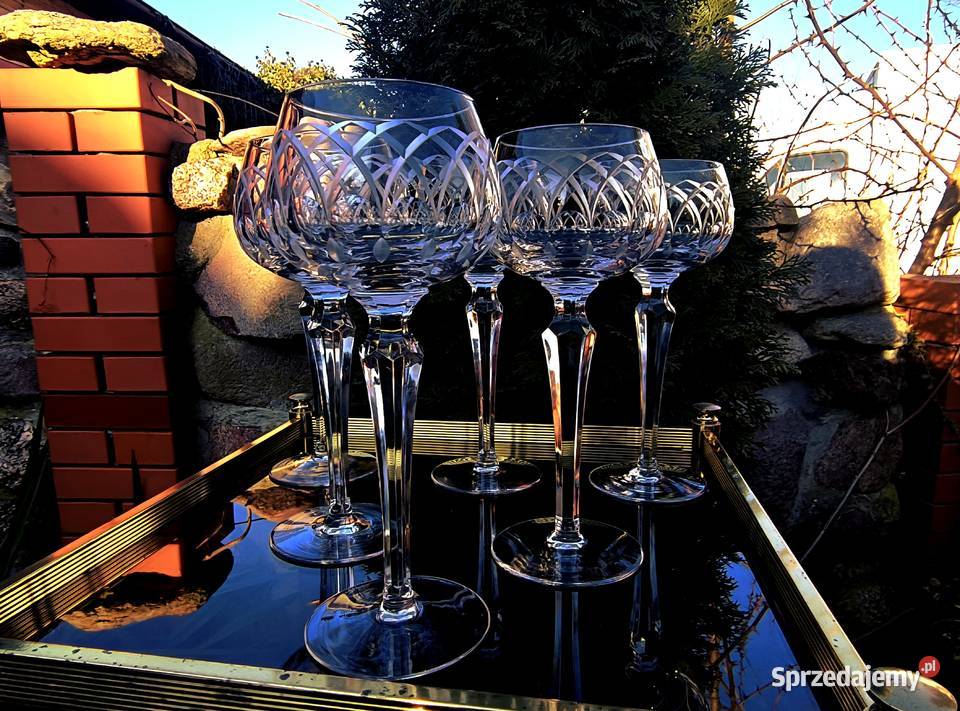 Kieliszki kryształowe 6 grawer Klenica