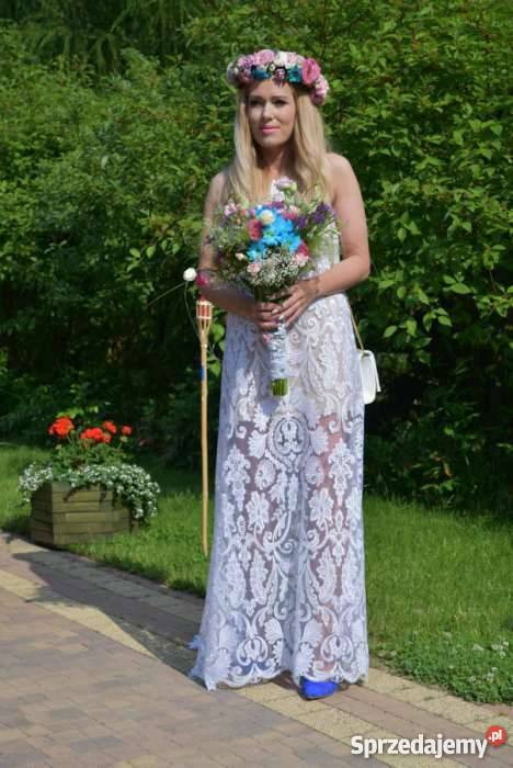 Sprzedam suknię ślubną marki Bizuu Rozmiar 38(M) Damska Warszawa