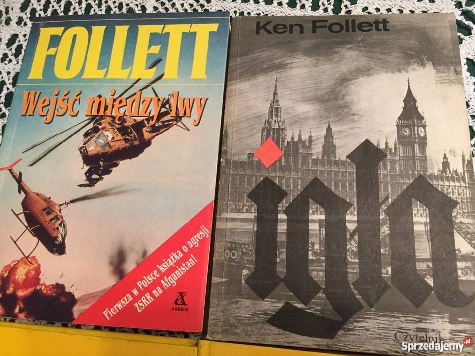 Ken Follett zestaw 8 książek wielkopolskie Bojanowo