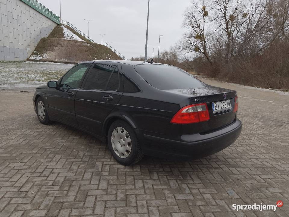 Saab 95 20t benzyna skórzana tapicerka 9-5 Białystok