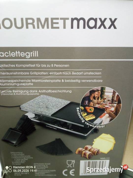 Grill Elektryczny 1400W Nowy Grille elektryczne