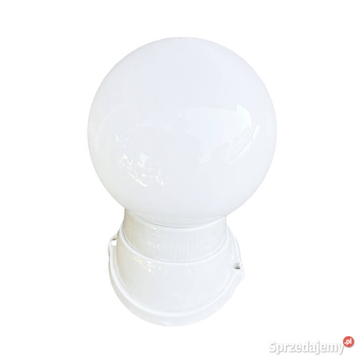 Kinkiet biały industrialny Lindner Niemcy lata Warszawa