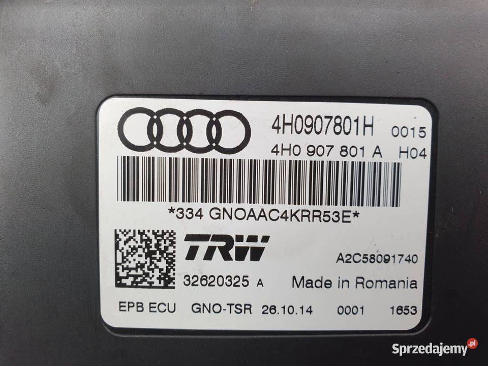 MODUŁ AUDI A8 L D4 4H0907801H kujawsko-pomorskie Lipno