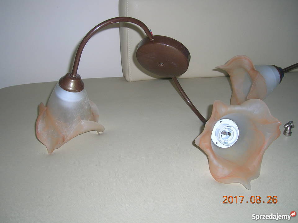 Żyrandole odcienie pomarańczowego  sprzedam