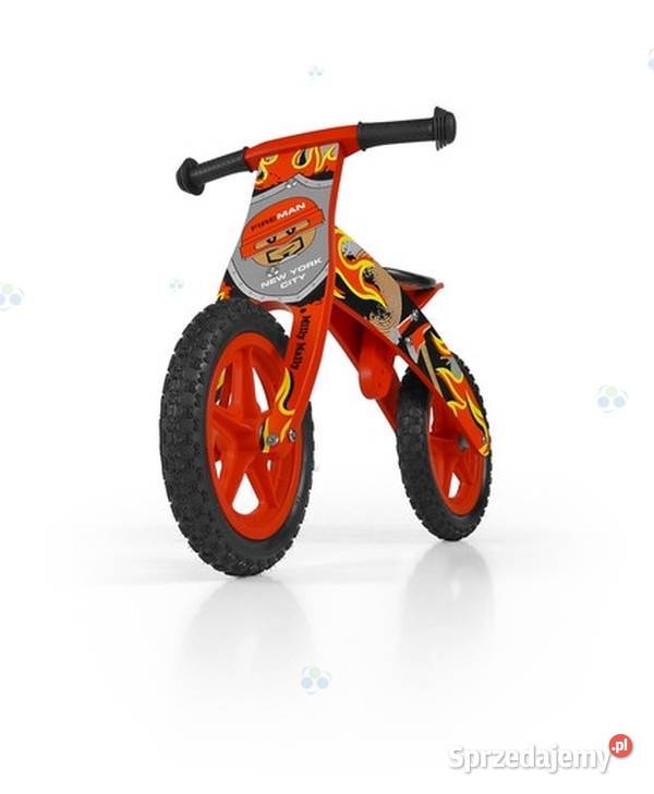 DREWNIANY ROWEREK BIEGOWY FLIP CZERWONY Milly Mally Rowerki podlaskie sprzedam