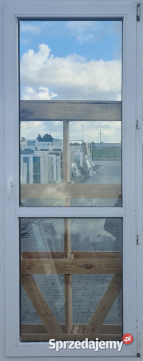 OKNA KacprzaK 87X230 Okno Balkonowe Używane PCV Siedlce