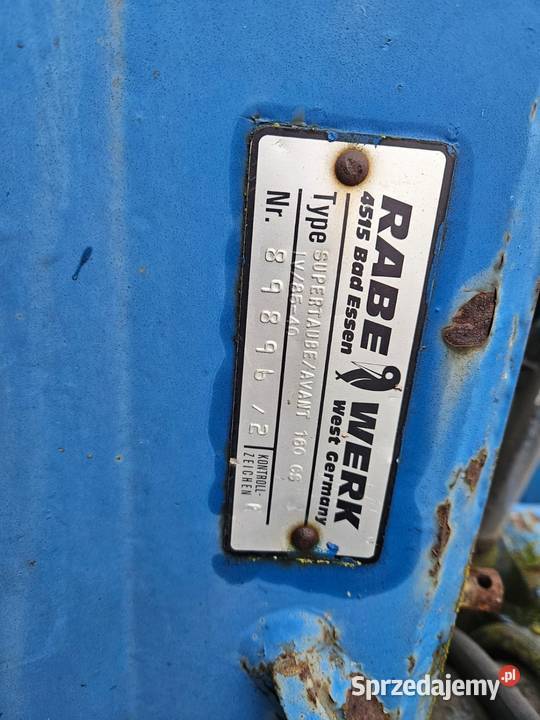 Pług Rabewerk 4ro skibowym obrotowy Rabewerk Arcugowo