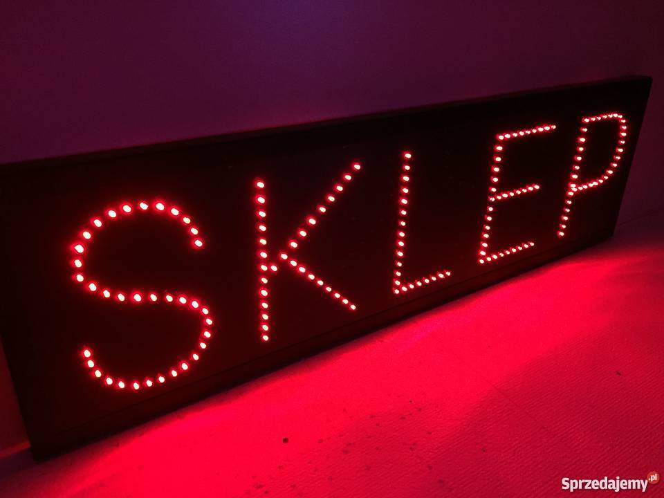 SKLEP Reklama diodowa 105x30 230V Nowa PRODUCENT Pomiechówek